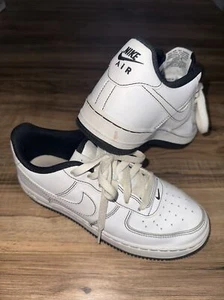 Nike Air Force 1 '07 Low White Black Contrast Stitch Size 5Y CW1575-104 - Bild 1 von 16