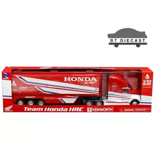 NEW RAY LONG HAUL TRUCKERS HONDA TEAM HRC SEMI TRUCK 1/32 RED 10893 - Picture 1 of 1