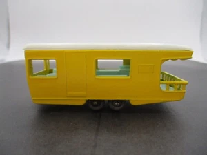 MATCHBOX LESNEY #23D-1 CARAVAN YELLOW/WHITE ROOF RESTORED-MODIFIED GPW, CODE 3 - Picture 1 of 12
