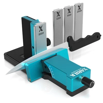 XARILK Adjustable Rolling Knife Sharpener Kit – 10°-40° Adjustable Angles