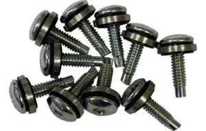 Drag Fuel Pump Screws Top Plate Zinc 10 PACK Softail 01-17 Harley-Davidson 1311D - Picture 1 of 1