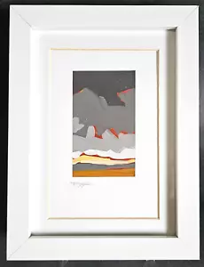 Dramatic Stormy Landscape 8" X 6" PNW Artist R.Hartig Framed ONE Painting - Picture 1 of 5