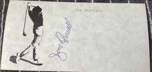 JIM FERRIELL Personally Autographed Signed PGA GOLF Card FreeShip - Picture 1 of 2