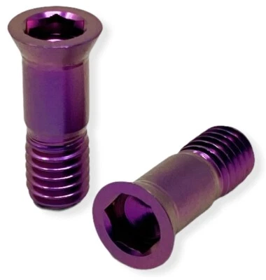 2X Desviador Trasero Titanio Bicicleta Ciclismo Jockey Rueda Polea Perno Tornillo Sujetador Foto 1 de 4