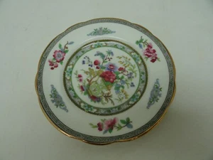 PLATO DE PAN PARAGON ÁRBOL DE CACHEMIRA 6,25" FESTONEADO BLANCO CON BORDE DORADO - Imagen 1 de 3