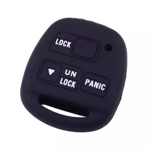 1pcs Black 3 Buttons Key Fob Cover Fit for Lexus ES GS LS IS RX SC LX New - Picture 1 of 4