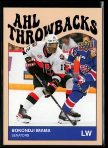 2023-24 Upper Deck AHL Throwbacks #TB-2 Bokondji Imama - Imagen 1 de 2