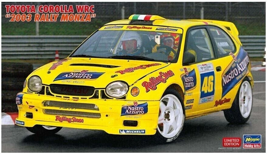 HASEGAWA 1:24 KIT AUTO TOYOTA COROLLA WRC "2003 RALLY MONZA"  PARTS 160   20686 - Immagine 1 di 1