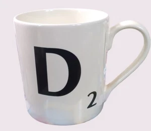 Wild & Wolf Official Scrabble Tile Mug Letter D Tea Coffee Cup Gift 2015 - Picture 1 of 5