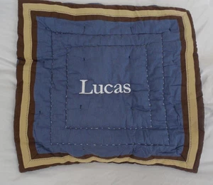 Pottery Barn Kids Star Wars Darth Vader Storm troopers Quilted Euro Sham "Lucas" - Picture 1 of 2