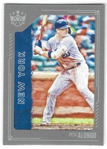 PETE ALONSO 2021 DIAMOND KINGS GRAY FRAMED METS O2 - Picture 1 of 1