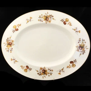 GOLDEN FRUIT by Royal Tuscan Oval Platter 15.2" long made England NEW NEVER USED - Picture 1 of 11