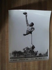 vintage AL DENSON   DENVER BRONCOS Football 8 x 10" original photo - Picture 1 of 1