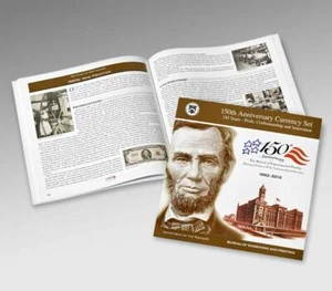 BEP 150th Anniversary $2 & $5 Commemorative Currency Note Set Matched Suffixes - Picture 1 of 3