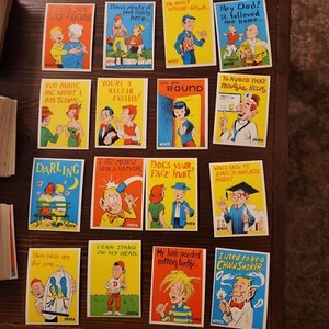 1961 61 DONRUSS IDIOT (66 CARD) COMPLETE SET - NM