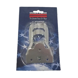 SB3-1 VALLEY FORGE 1" Stamped Steel Flag Pole Bracket w/ Screws Flagpole Holder - Picture 1 of 7