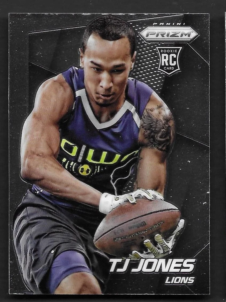 2014 Panini Prizm #213 TJ Jones RC Detroit Lions - Image 1 of 1