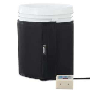 5 Gal Metal Drum Heater 250W 0-145℉ Adjustable w/ Independent Thermostat - Picture 1 of 12