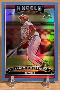 2006 Topps cromo refractor azul Vladimir Guerrero #206 Los Angeles Angels - Imagen 1 de 11