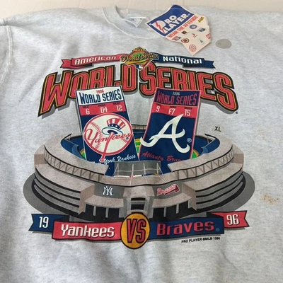 Sudadera De Colección Atlanta Braves Serie Mundial 96 XL Jugador Profesional Polar NUEVA CON ETIQUETAS ¡LEER! Foto 1 de 4