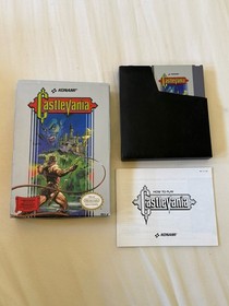 Castlevania Original NES (Nintendo 1986) CIB Tested