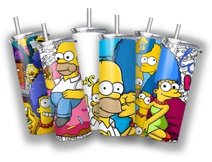 Simpson 20 OZ STAINLESS STEEL TUMBLER CUP +LID/STRAW - Picture 1 of 29