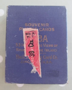 TARJETAS DE RECUERDO DE COLECCIÓN CUBA US PLAY CARD CO - 52 CARTAS (SIN COMODÍN) - Imagen 1 de 9