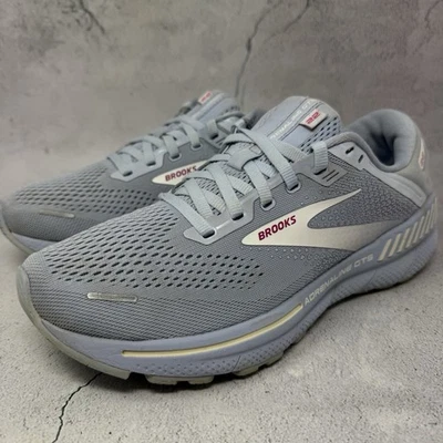 Brooks Adrenaline GTS 22 Running Shoes Sneakers Womens Sz 9 M (B) Gray - Image 1 of 4