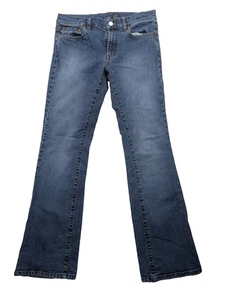 Polo Jeans Co Mujer 8 Azul Lavado Medio Azul Denim Jeans 29x27 Mezcla Algodón - Imagen 1 de 17