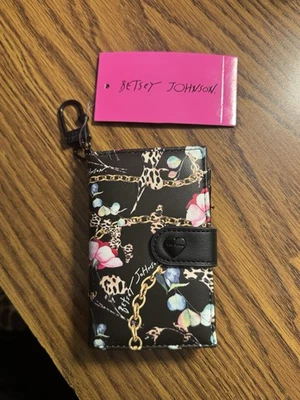 Cartera Betsey Johnson con estampado animal y diseño de cadenas nueva con etiquetas Foto 1 de 4