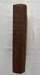 PENN STATE Penna Report Of The Pennsylvania State College 1894 Book History - Imagen 1 de 17