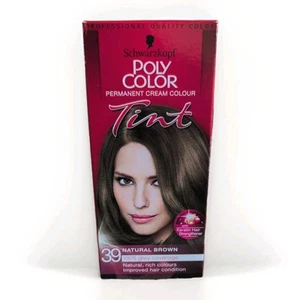 Schwarzkopf Poly Color Natural Brown Cream Permanent Haarfarbe Tönung 39er Pack x 3 - Bild 1 von 1
