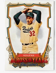 2013 Topps Sandy Koufax - Quer durch die Jahre #ATY-SKX LA Dodgers - Bild 1 von 2