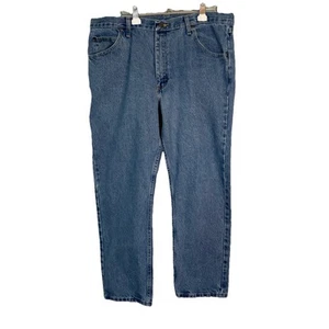 Jean Wrangler authentique premium coupe régulière 38 x 29 confort denim bleu 9650 1DS - Photo 1/10