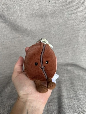 Jellycat Amuseables Coffee Bean bag charm – BNWT, Authentic, collectible  - Image 1 of 4