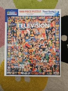 Television History 1000 piece jigsaw puzzle by White Mountain 760mm x 610mm - Picture 1 of 1