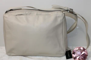 Laura Ashley Off White Beige Shoulder Bag Purse NWT - Picture 1 of 13