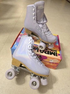 Impala Quad Roller Skates - Lilac Glitter Size 8 Women's - Picture 1 of 13