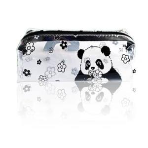 Panda Mäppchen Teenager Mädchen Federtaschen, Farbig Federmäppchen durchsichtig, - Bild 1 von 6