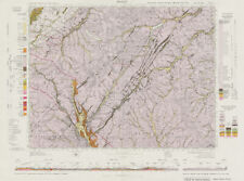Moffat. Vintage geological survey map. Sheet 16. Scotland 1968 old vintage