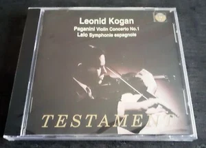SBT 1226 - LEONID KOGAN PLAYS PAGANINI, LALO - NEW / SEALED TESTAMENT CD - Picture 1 of 1