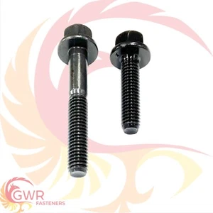 M10 X 1.25MM FINE PITCH HEXAGON FLANGE BOLTS 10.9 HIGH TENSILE FLANGED SCREWS - Picture 1 of 3