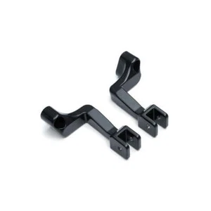 Kuryakyn Moto Motorcycle Motorbike Passenger Peg Mounts Gloss Black - Picture 1 of 1