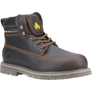 Amblers Safety FS164 Goodyear Welted Industrial Safety Boot Brown Size 4 - Picture 1 of 10