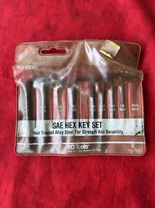 VINTAGE K-D TOOS SAE HEX KEY SET - 7 PCS (5a) - Picture 1 of 4