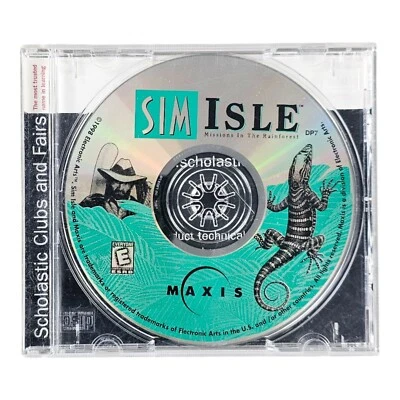 SIM ISLE: Missions In The Rainforest - PC CD, 1998 - WARRANTY - MAXIS - EA Games - Image 1 of 4