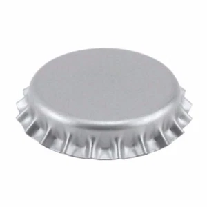 Beer Bottle Crown Caps - Silver 144 Ct - Picture 1 of 3