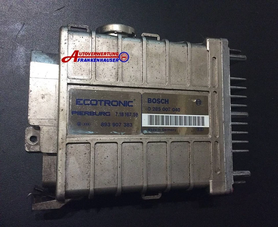 Unità Controllo Motore VW Golf, Jetta II, Passat 35i Bosch 0285007040 893907383 - Immagine 1 di 1