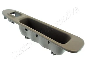 00-05 CHEVROLET IMPALA RR WINDOW SWITCH TRIM BEZEL GRAY right rear panel - Imagen 1 de 2