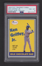 1989 PACIFIC TRADING CARDS ROOKIE CARD CANDY YELLOW KEN GRIFFEY JR PSA 8 NM-MT
